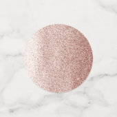 Roze Goud Nep Glitters Confetti (Kleine voorkant)