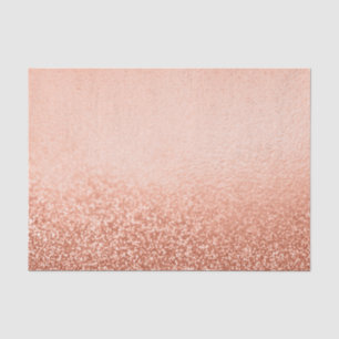 Roze Goud Ombre Glitter Metaal look Stijlvol Tissuepapier