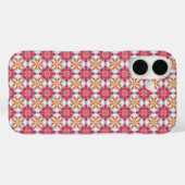 Roze + goud op de Witte Geval van de Telefoon van Case-Mate iPhone Case (Achterkant (horizontaal))