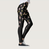 Roze goud overlay op zwart leggings (Rechts)