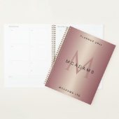 Roze Goud Persoonlijke Zakelijke Planner (Display)