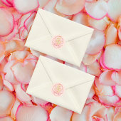 Roze & Goud Pony -Dank u Stickers