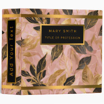 Roze Goud Populair Boho Leaves Collectie