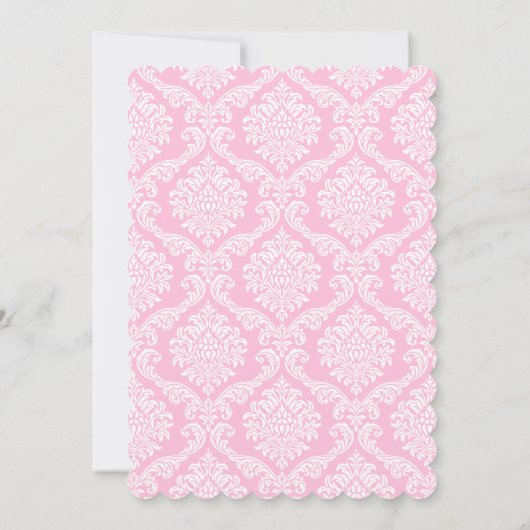 Roze Goud Prinses Kroonprinses Verjaardag Kaart (Achterkant)