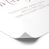 Roze Goud Raad de Kusjes Spel Bord Poster (Hoek)