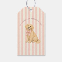 Roze Goud Retriever Baby Shower