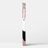Roze Goud Roze Abstract Golf Modern Glam Trendmati Case-Mate iPhone Case (Achterkant / Links)