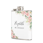 Roze Goud Roze Bruiloftsborrel Heupfles (Links)