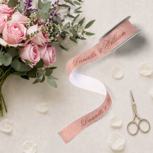 Roze Goud Roze Elegante Calligrafie Glitter Bruilo