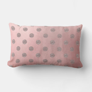 Roze Goud Roze Glans Glam Stippen Moderne Chic Kussen