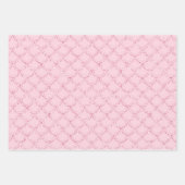 Roze Goud Roze Glitter Modieuze Inpakpapier Vel (Voorkant)