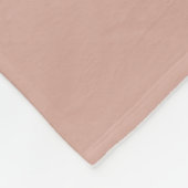 Roze Goud Roze Glitter Script Monogram Jongensacht Fleece Deken (Hoek)