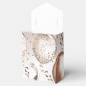 Roze Goud Roze Glitterballonnen Verjaardagsfeestje Bedankdoosjes (Geopend)