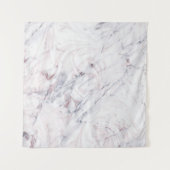 Roze Goud Roze Grijs Marmer Draaiend Glitter Achte Wandkleed (Voorkant (horizontaal))