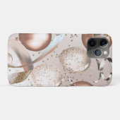 Roze Goud Roze Lint & Glitter Ballonnen Case-Mate iPhone Case (Achterkant (horizontaal))