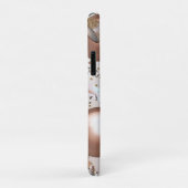 Roze Goud Roze Lint & Glitter Ballonnen Case-Mate iPhone Case (Achterkant/rechts)