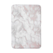 Roze Goud Roze Marmer Modern Chique Trend Badmat (Voorkant Verticaal)