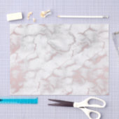 Roze Goud Roze Marmer Moderne Chique Trendy Feest Tissuepapier (Craft)