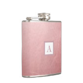 Roze Goud Roze Minimaal Chic Glamour Heupfles (Rechts)