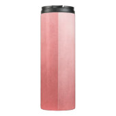 Roze Goud Roze Minimaal Chic Glamour Thermosbeker (Achterkant)