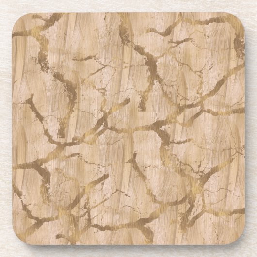 Roze Goud Roze Moderne Glam Minimaal Chic Bier Onderzetter (Voorkant)