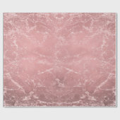 Roze Goud Roze Moderne Trendy Glamour Marmer Chic Cadeaupapier (Vlak)