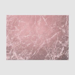 Roze Goud Roze Moderne Trendy Glamour Marmer Chic Tissuepapier