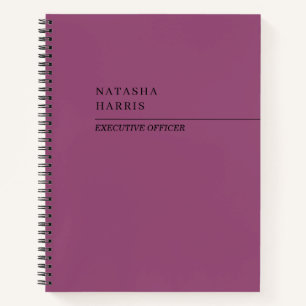 Roze Goud Roze Moderne Zakelijke Cadeauagenda Notitieboek