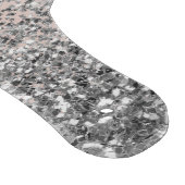 Roze Goud - Roze Roze Zilver Glitter Monogram Snijplank (Hoek)