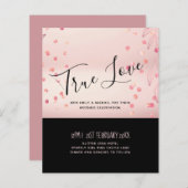 Roze Goud Roze Zwart Glitter Folie Uiterlijk BRUIL (Voorkant / Achterkant)