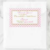 Roze Goud Snoep Buffet Vrijgezellenfeest Stickers (Tas)