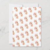 Roze Goud Sprookje Prinses Paard Carriage Douche Kaart (Achterkant)