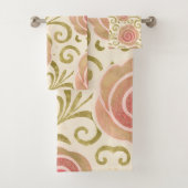 Roze & Goud Sprookje Verhalenboek Prinses Rozen Bad Handdoek (Insitu)