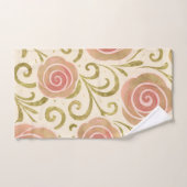 Roze & Goud Sprookje Verhalenboek Prinses Rozen Bad Handdoek (Handdoek)