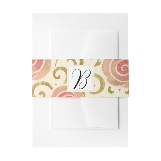 Roze & Goud Sprookje Verhalenboek Prinses Rozen Uitnodigingen Wikkel (Voorkant Voorbeeld)