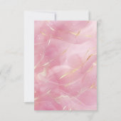 Roze Goud Sprookjesprinses Kroon Dank u Kaarten (Achterkant)