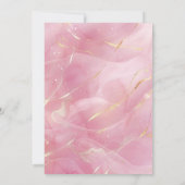 Roze Goud Sprookjesprinses Kroon Verjaardagsfeest Kaart (Achterkant)