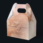 Roze Goud Stof Waterverf Cadeau Bedankdoosjes<br><div class="desc">Roze Goud Stof Waterverf Cadeau</div>