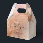 Roze Goud Stof Waterverf Cadeau Bedankdoosjes<br><div class="desc">Roze Goud Stof Waterverf Cadeau</div>