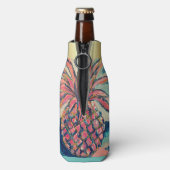  roze goud trendy ananas flesjeskoeler (Fles Achterkant)