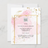 ROZE GOUD TROUW Alcohol Ink Abstract (Achterkant)