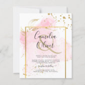 ROZE GOUD TROUW Alcohol Ink Abstract (Voorkant)