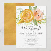 Roze goud We hebben een Elopement Reception Invina (Voorkant / Achterkant)