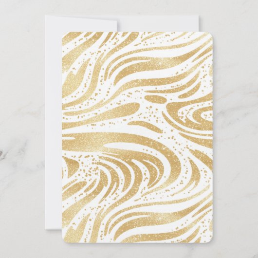 Roze Goud Wit Crème Hart Cupcake Verjaardag Kaart (Achterkant)