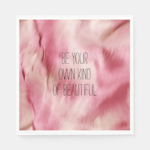 Roze Goud Wit Dier Servet