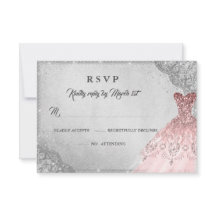 Roze Goud Zilveren Diamant Glitter Jurk RSVP