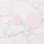 Roze Goud Zilveren Stippen Confetti (Achterkanten)
