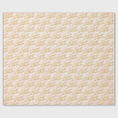 Roze & Goud Zoet 16 Cadeaupapier (Vlak)