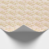 Roze & Goud Zoet 16 Cadeaupapier (Hoek)