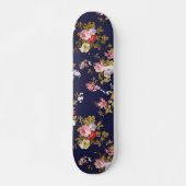 Roze goudboho floral persoonlijk skateboard (Voorkant)